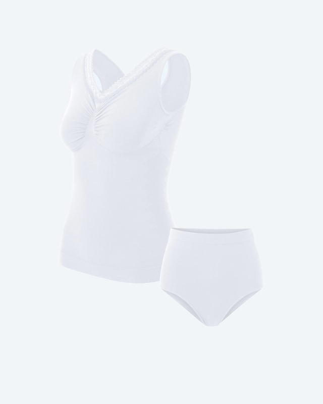 Midi Control Set aus Top + Bauchkontrollslip