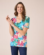 Produktabbildung für Classic Pullover "Aquarellblumen"