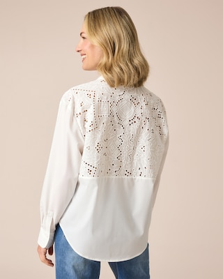 Produktabbildung 4 für Bluse mit Lochstickerei