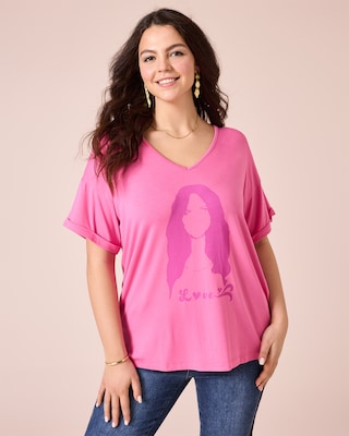 Produktabbildung 2 für Shirt mit V-Ausschnitt