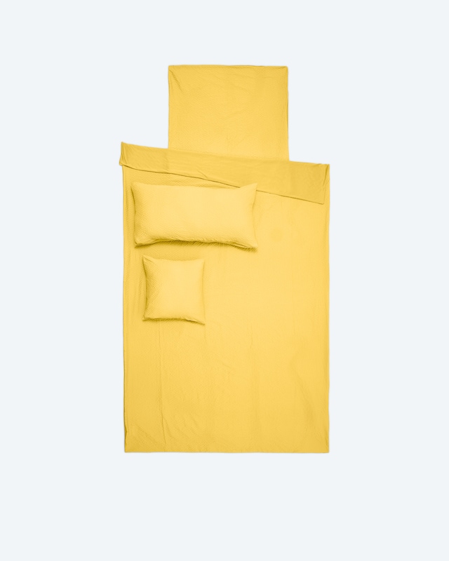SuperSoft Seersucker Wendebettwäsche "Uni", 4tlg.