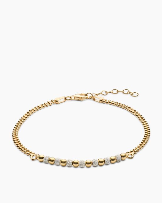 Produktabbildung für Kugelarmband mit mit diamantierten Kugeln