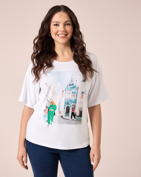 Produktabbildung für Shirt mit Brust-Print