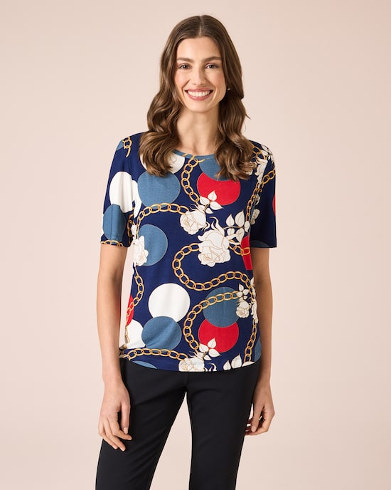 Produktabbildung für Shirt mit Punkte-Print