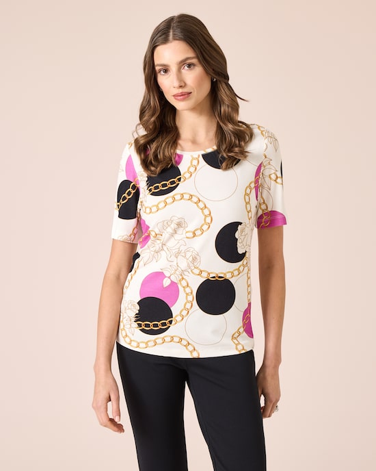 Produktabbildung für Shirt mit Punkte-Print