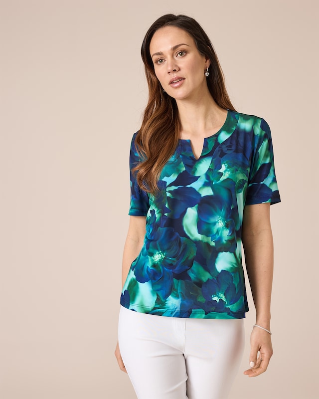 Shirt mit Allover-Druck
