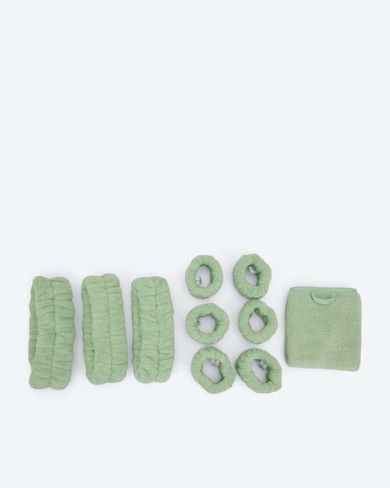Produktabbildung für Mega Flausch Gesichts-Wasch-Set 10tlg.