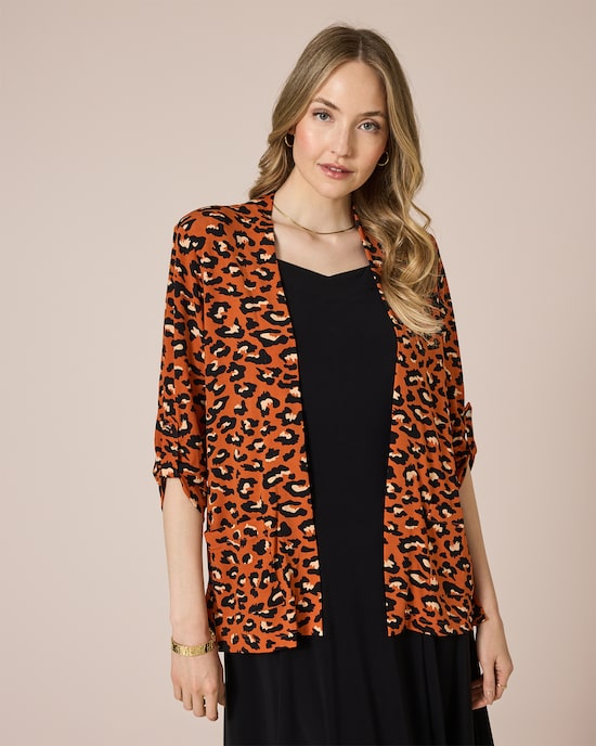 Produktabbildung für Shirtjacke mit Print