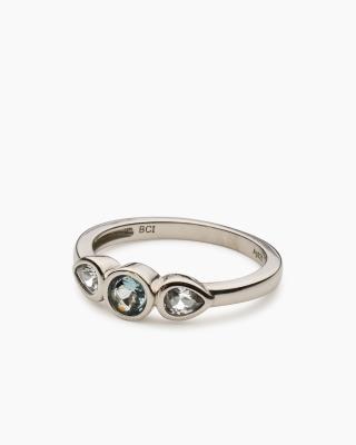 Produktabbildung 4 für Ring mit Santa Maria Aquamarin und Zirkon