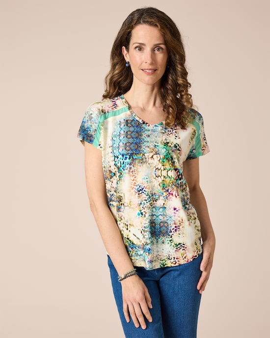 Produktabbildung für Shirt mit Chiffon-Details