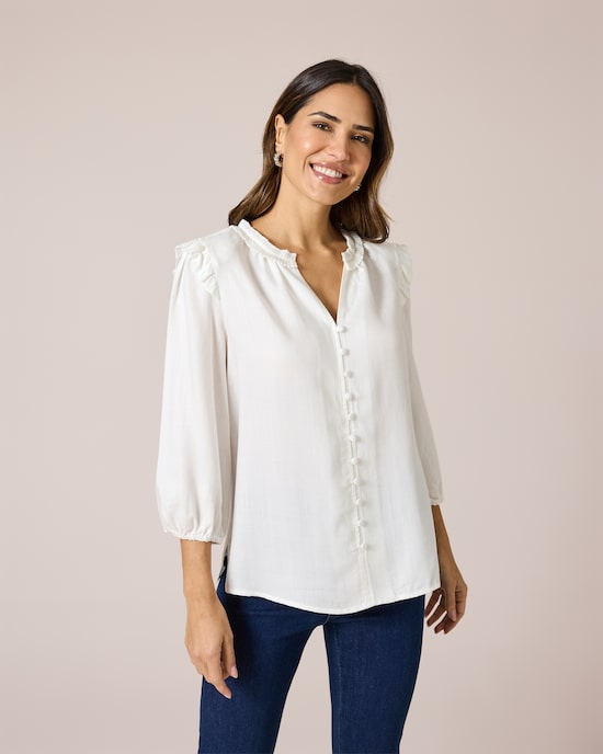 Produktabbildung für Blusenshirt aus Lyocell