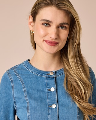 Produktabbildung 7 für Jeansjacke mit Schößchen