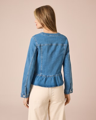Produktabbildung 5 für Jeansjacke mit Schößchen