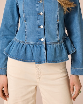 Produktabbildung 6 für Jeansjacke mit Schößchen