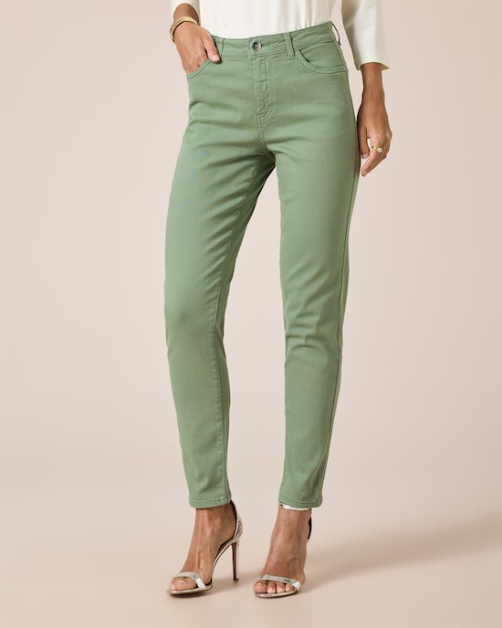 Produktabbildung für 5-Pocket-Jeans mit Strassverzierung