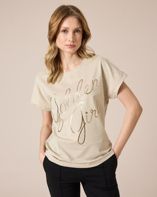 Produktabbildung für Shirt mit Glanz