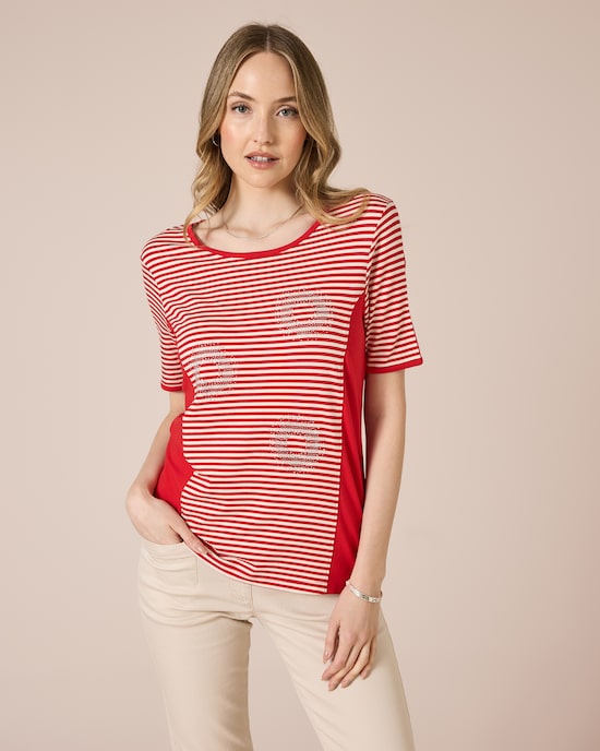 Produktabbildung für Shirt mit Streifen