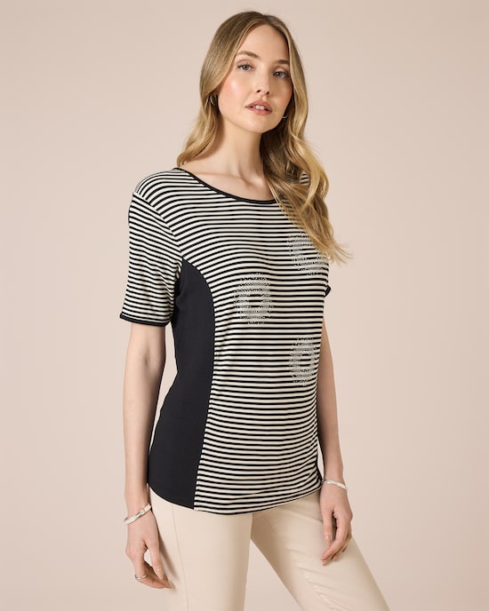 Produktabbildung für Shirt mit Streifen