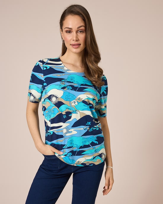 Produktabbildung für Shirt mit Sahara-Print