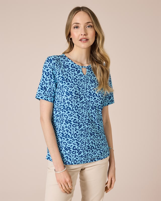 Shirt mit Animal-Print