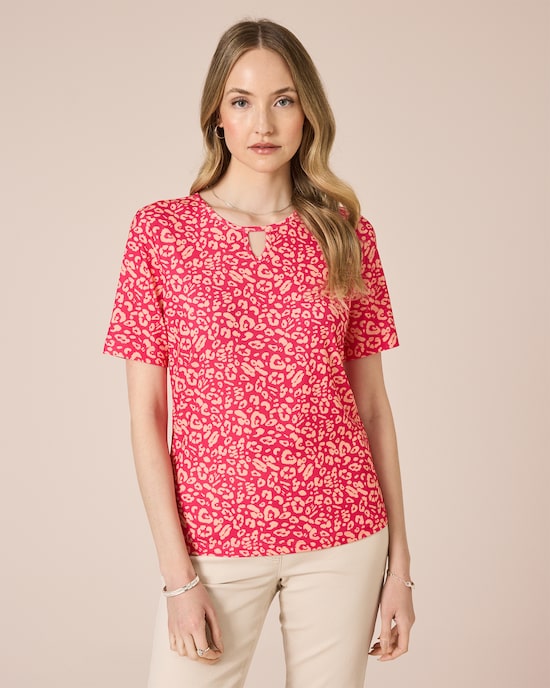 Produktabbildung für Shirt mit Animal-Print