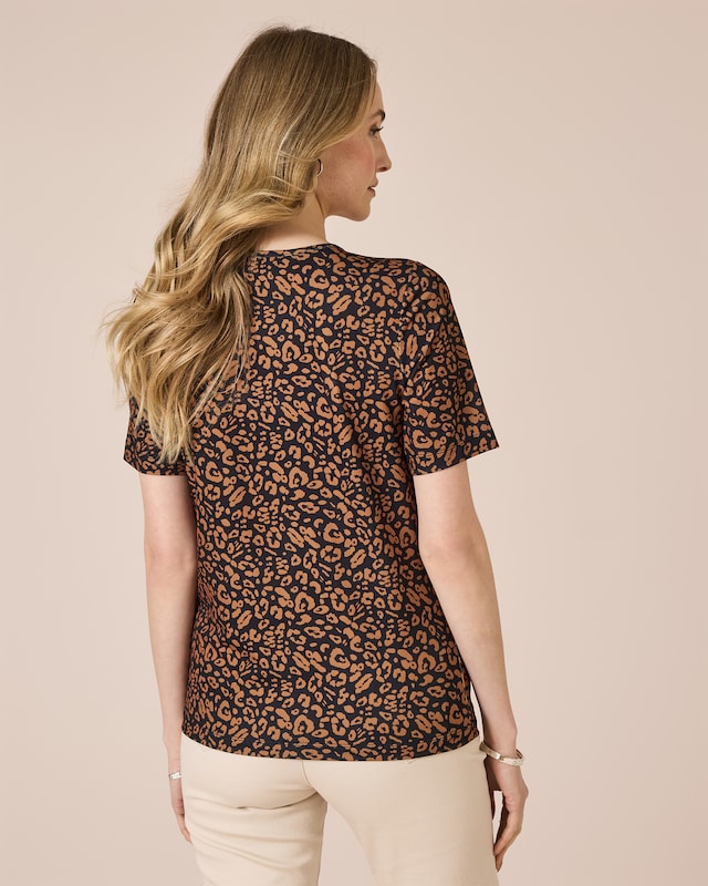 Shirt mit Animal-Print