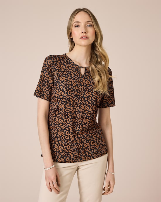 Produktabbildung für Shirt mit Animal-Print