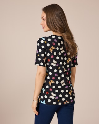 Produktabbildung 4 für Shirt mit Punkte-Schmetterlings-Druck