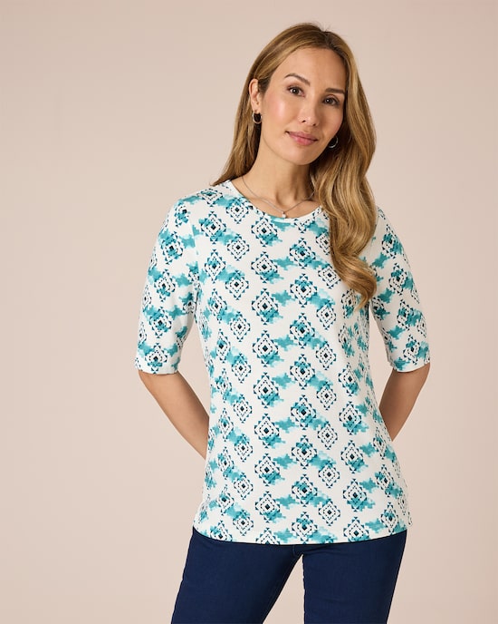 Produktabbildung für Shirt mit Ethno-Druck