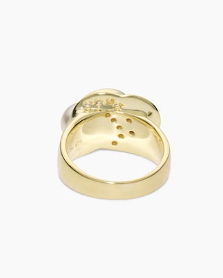 Produktabbildung 4 für Ring mit MK-Perle 8 mm und Zirkonia
