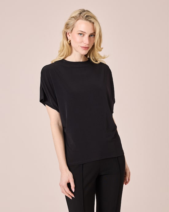 Produktabbildung für Shirt mit geraffter Schulterpartie