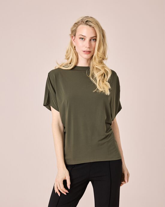 Produktabbildung für Shirt mit geraffter Schulterpartie