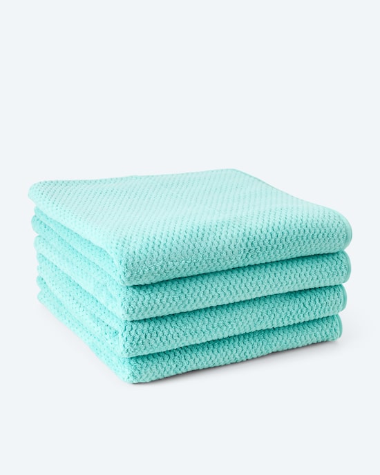 Produktabbildung für MegaFlausch Handtuchset "Piqué", 4tlg.