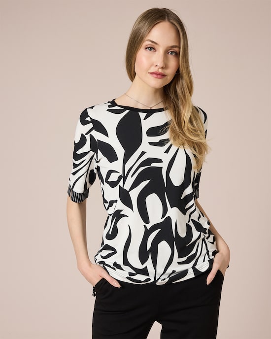 Produktabbildung für Midi-Shirt mit seitlichen Kordeln