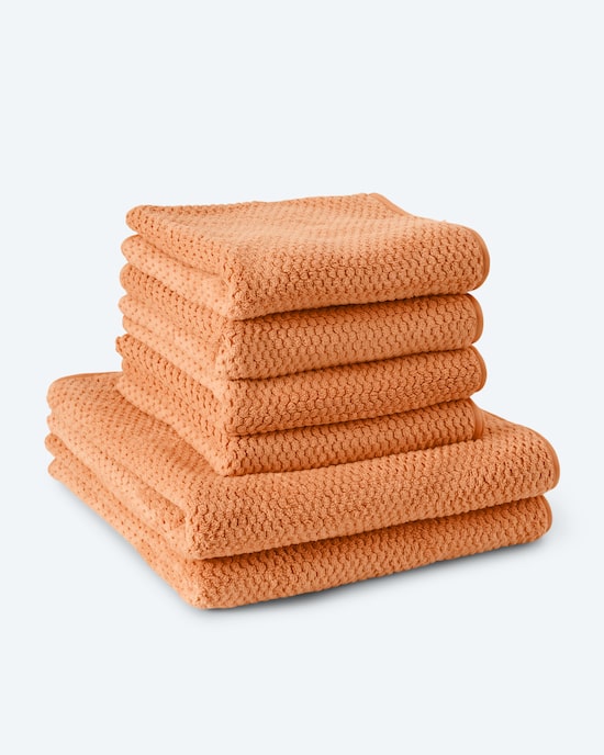 Produktabbildung für MegaFlausch Handtuchset "Piqué", 6tlg.