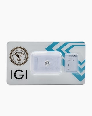 Produktabbildung 1 für Brillant-Solitär Feines Weiß LR, min. 0,50 ct