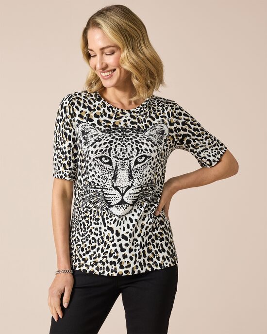Produktabbildung für Shirt mit Leokopfdruck