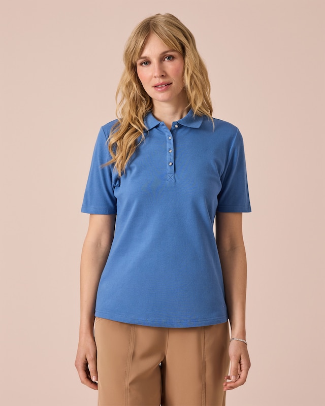Poloshirt aus Piqué