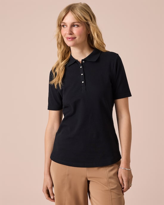 Produktabbildung für Poloshirt aus Piqué