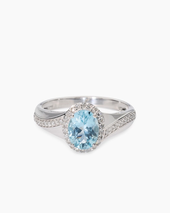 Produktabbildung für Ring mit Aquamarin
