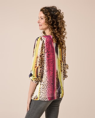 Produktabbildung 4 für Bluse mit Druck und Smoke-Taille