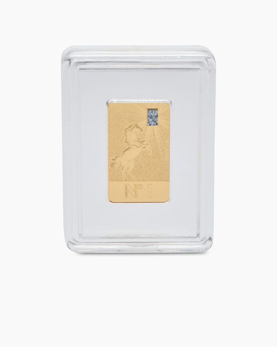 Produktabbildung für Luxury Goldbarren Osmium Pferd