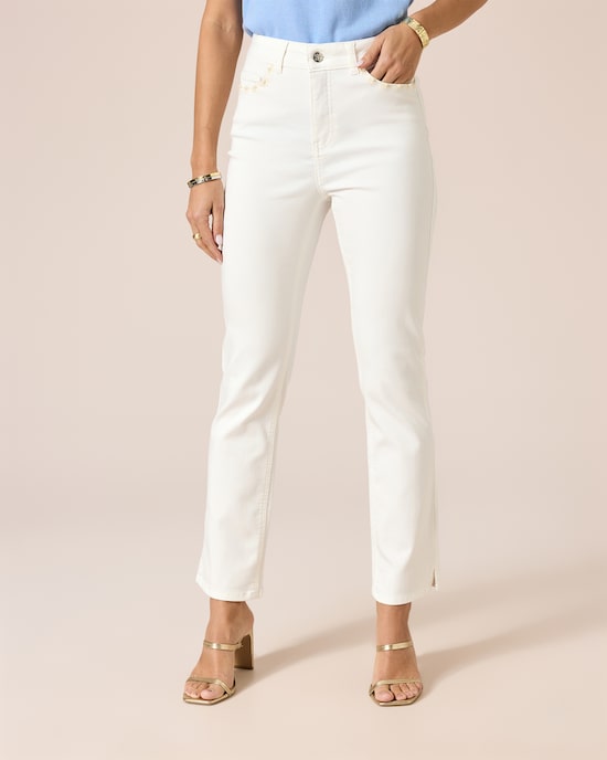 Produktabbildung für 5-Pocket-Jeans mit Ziersteppung