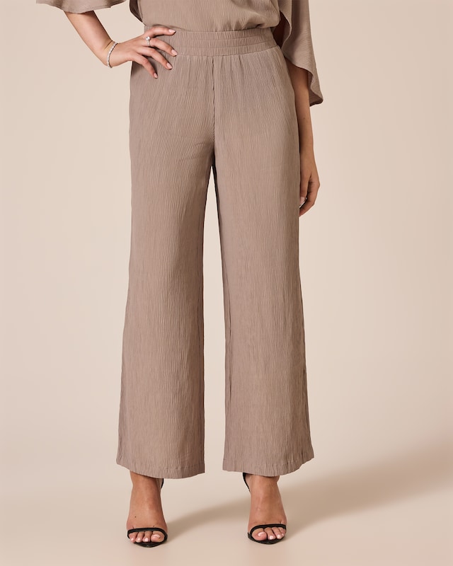 Schlupfhose mit Struktur
