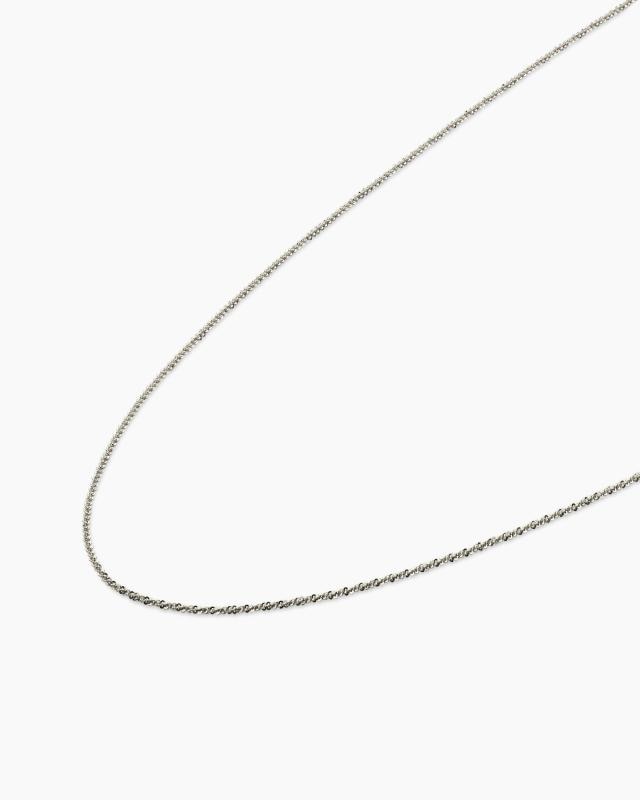 Criss Cross Kette aus Platin 950