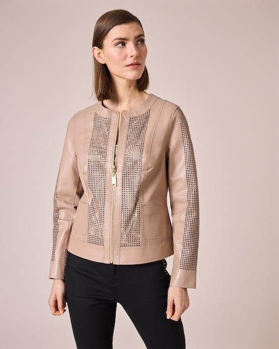 Produktabbildung für Lederjacke zum Wenden