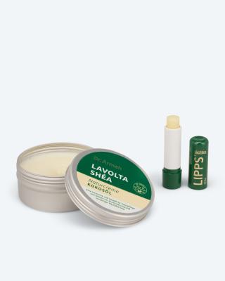 Naturcreme mit Kokos und Shéa Lipps