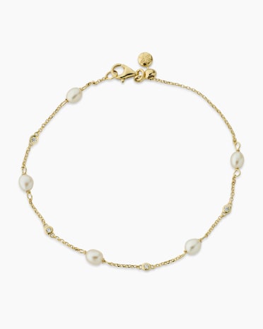 Produktabbildung für Armband mit SWZ-Perlen & Zirkonia