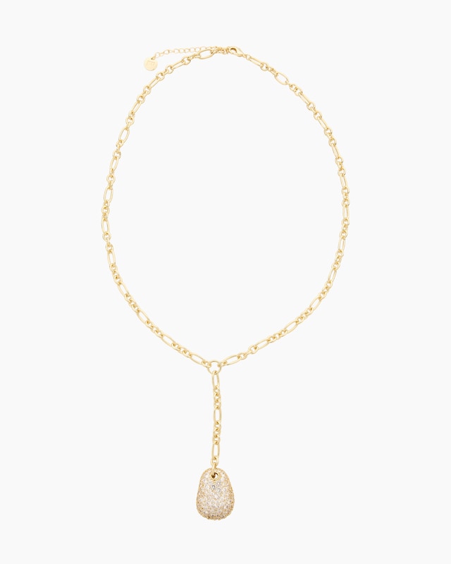 Y-Collier mit Zirkonia