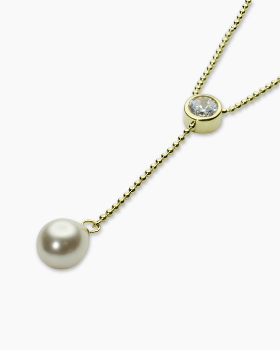 Produktabbildung für Y-Collier mit MK-Perle